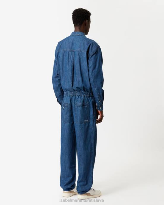 Isabel Marant muži cijany denim overal V6XH1374 oblečenie Modrá