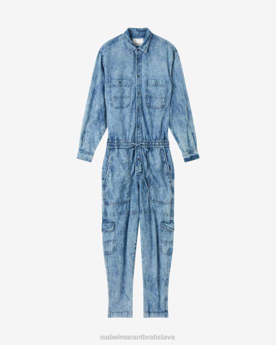 Isabel Marant muži kombinéza vyns chambray V6XH1375 oblečenie Modrá