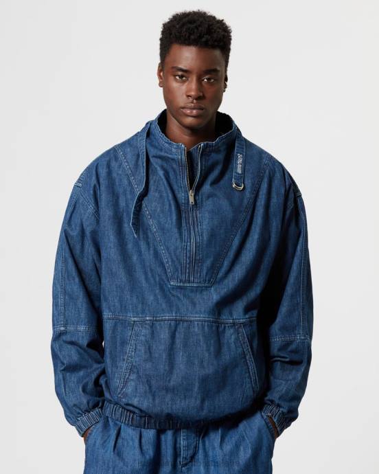 Isabel Marant muži clode denim top V6XH1357 oblečenie Modrá