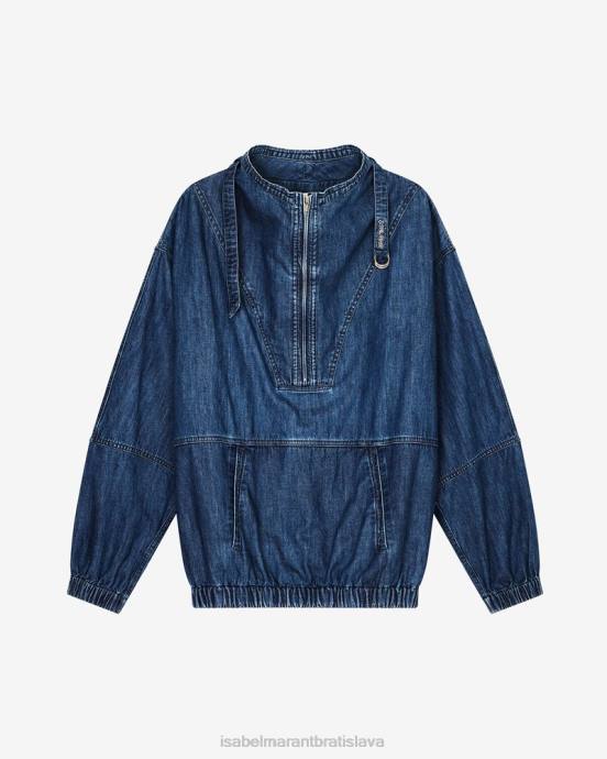 Isabel Marant muži clode denim top V6XH1357 oblečenie Modrá