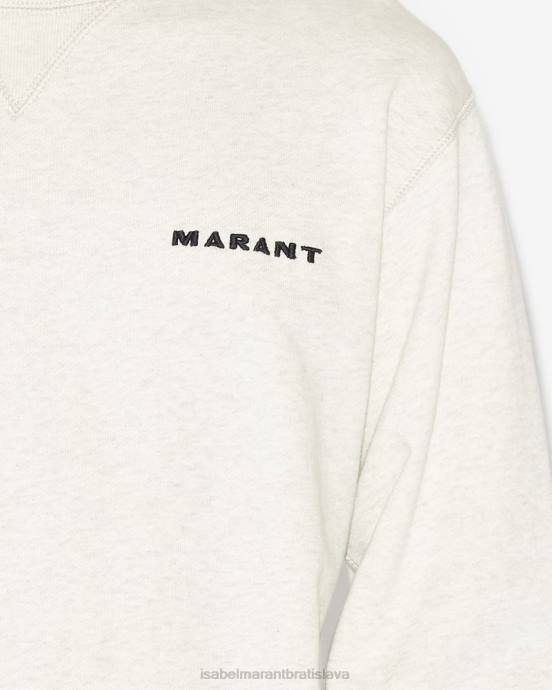 Isabel Marant muži mikina s logom mikis V6XH1339 oblečenie farba