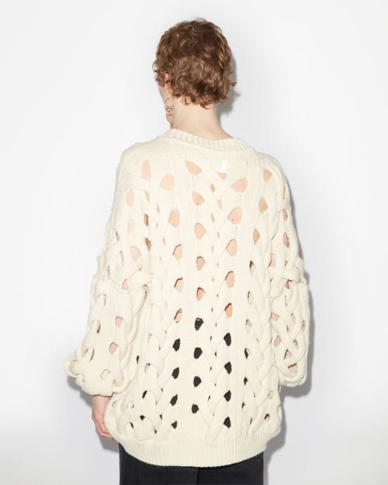 Isabel Marant muži sveter z merino vlny elly V6XH1403 oblečenie ecru