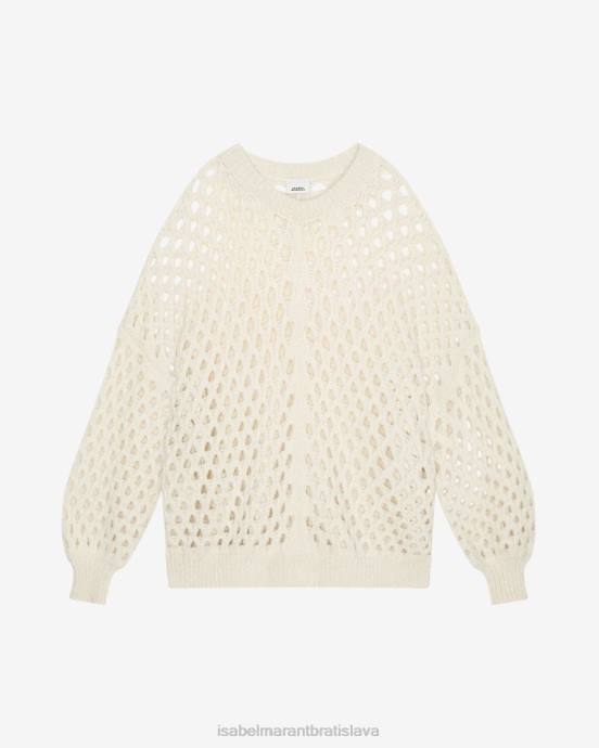 Isabel Marant muži sveter z merino vlny elly V6XH1403 oblečenie ecru