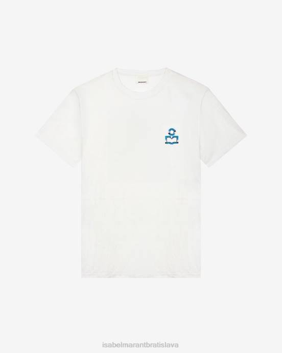 Isabel Marant muži tričko s logom hugo V6XH1305 oblečenie biely