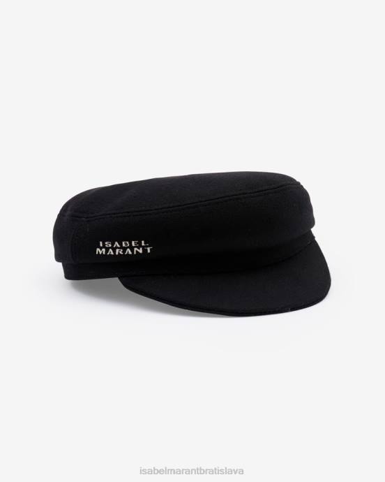 Isabel Marant unisex evie klobúk V6XH1054 príslušenstvo temná polnoc