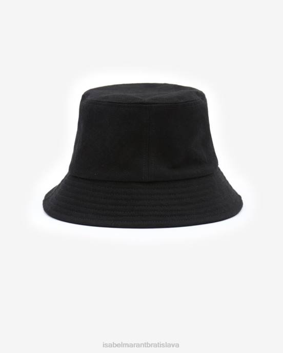 Isabel Marant unisex klobúk s logom Haley V6XH1062 príslušenstvo čierna