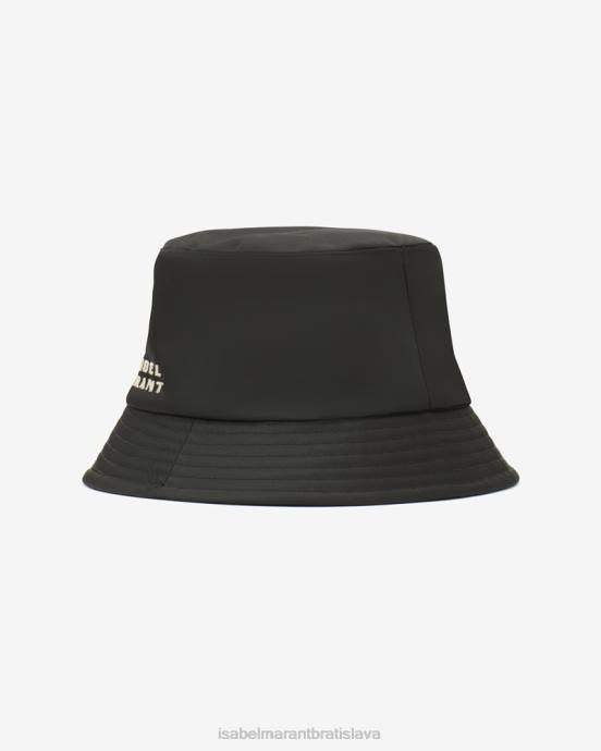 Isabel Marant unisex klobúk s logom Haley V6XH1087 príslušenstvo čierna