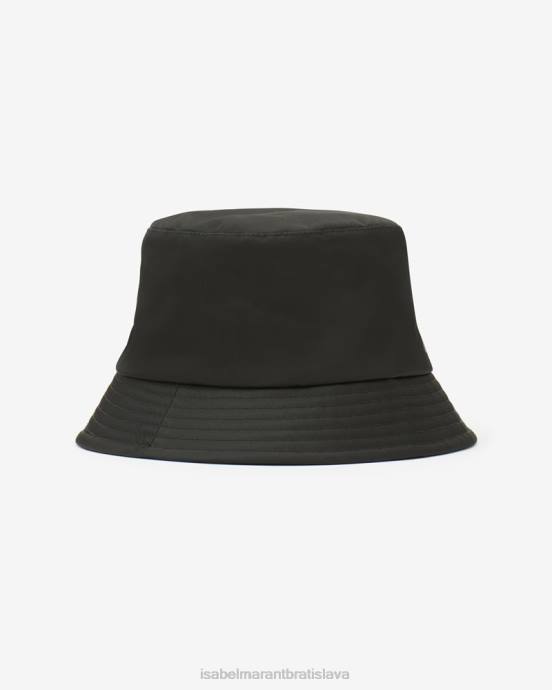 Isabel Marant unisex klobúk s logom Haley V6XH1087 príslušenstvo čierna