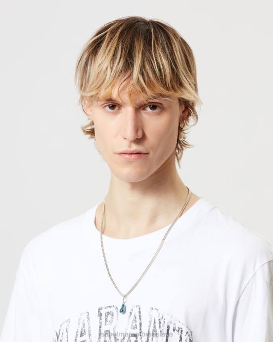 Isabel Marant muži dážď drop man náhrdelník V6XH1441 príslušenstvo vždyzelený/strieborný