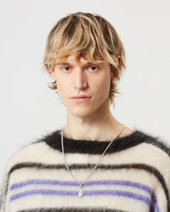 Isabel Marant muži dážď drop man náhrdelník V6XH1446 príslušenstvo biela/strieborná