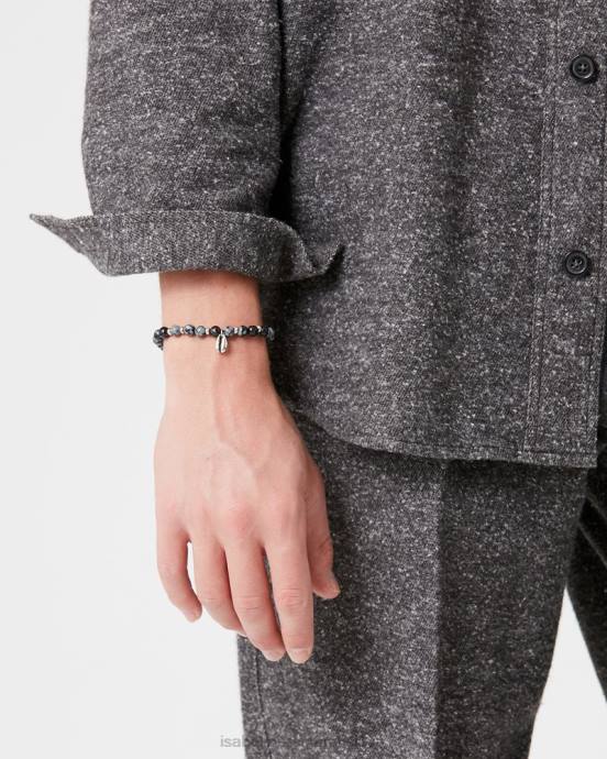 Isabel Marant muži náramok pána Grigriho V6XH1454 príslušenstvo vyblednutá čierna