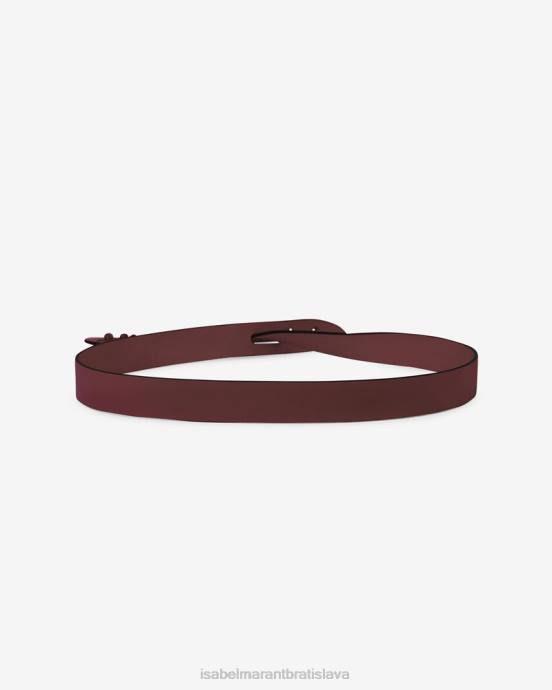 Isabel Marant unisex lecce viazaný pás V6XH1094 príslušenstvo bordová