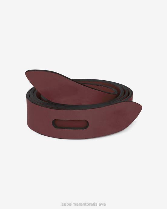 Isabel Marant unisex lecce viazaný pás V6XH1094 príslušenstvo bordová