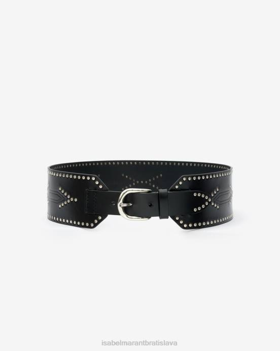 Isabel Marant unisex telma pás V6XH1121 príslušenstvo čierna/strieborná