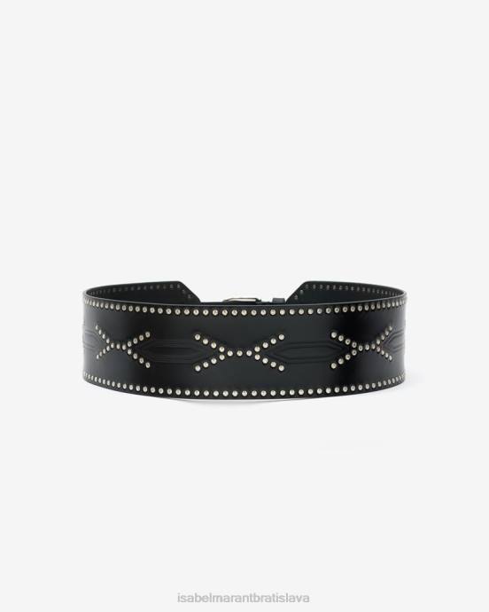 Isabel Marant unisex telma pás V6XH1121 príslušenstvo čierna/strieborná