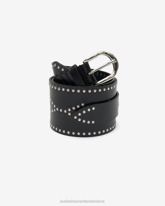 Isabel Marant unisex telma pás V6XH1121 príslušenstvo čierna/strieborná