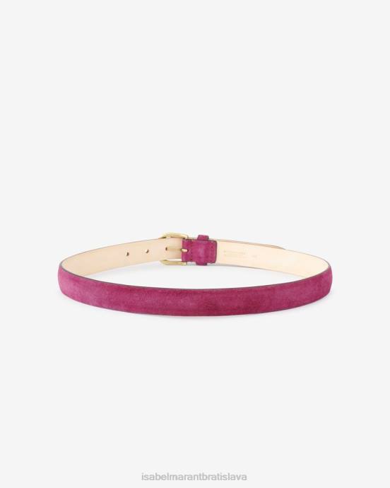 Isabel Marant unisex zapínať pás V6XH1116 príslušenstvo Fialová