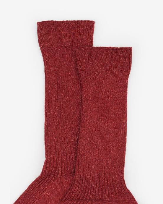 Isabel Marant unisex lazea ponožky V6XH10 príslušenstvo fuchsiová