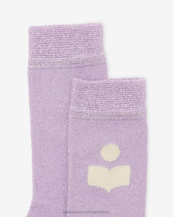 Isabel Marant unisex ponožky s logom slazia V6XH1263 príslušenstvo orgován