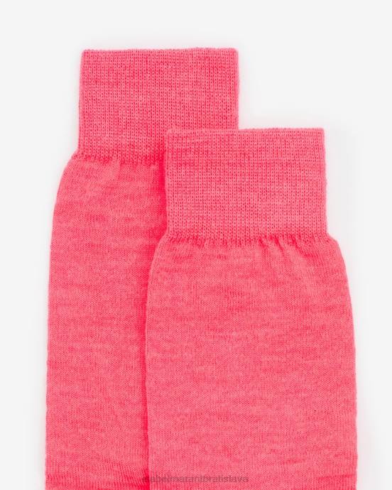 Isabel Marant unisex silvi ponožky V6XH1259 príslušenstvo neónovo ružové