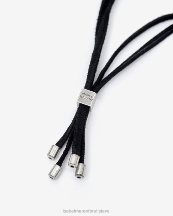 Isabel Marant unisex funky prsteňový náhrdelník V6XH1167 príslušenstvo transparentné/strieborné