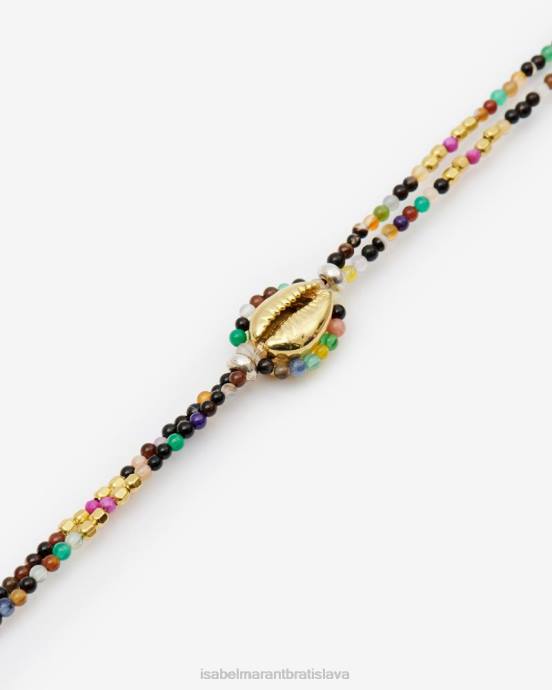 Isabel Marant unisex malebo lesklý choker V6XH1233 príslušenstvo viacfarebný