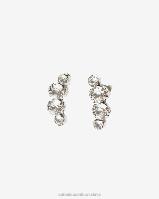 Isabel Marant unisex náušnice z divokého pobrežia V6XH1160 príslušenstvo transparentné/strieborné