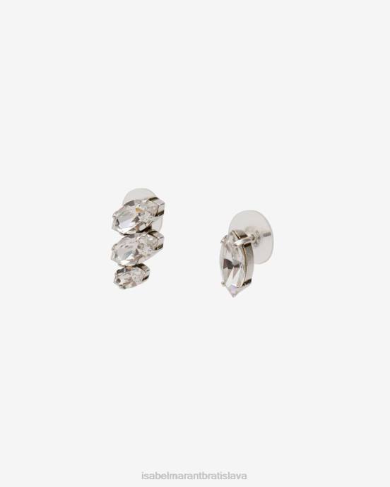 Isabel Marant unisex objímacie náušnice V6XH1157 príslušenstvo transparentné/strieborné