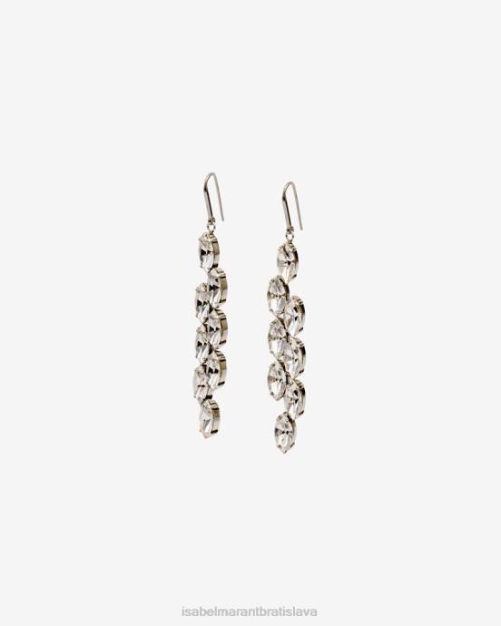 Isabel Marant unisex objímacie náušnice V6XH1159 príslušenstvo transparentné/strieborné