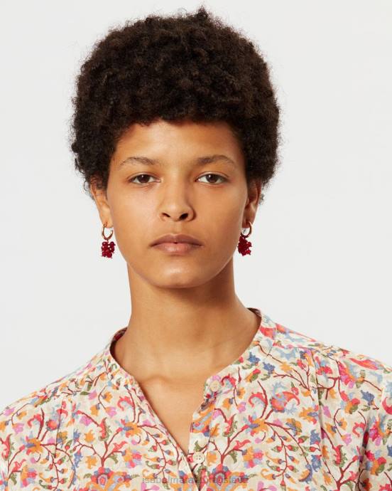 Isabel Marant unisex polly náušnice V6XH1201 príslušenstvo červená