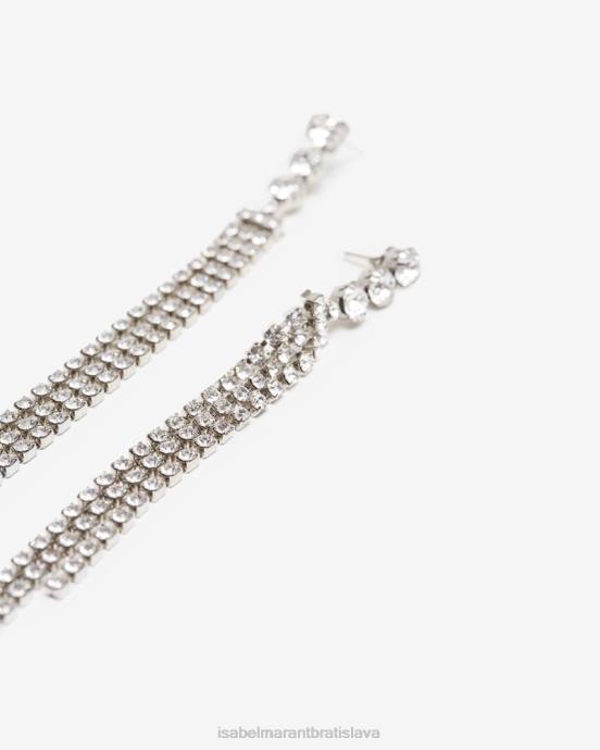 Isabel Marant unisex roztápajúce sa náušnice V6XH1227 príslušenstvo transparentné/strieborné