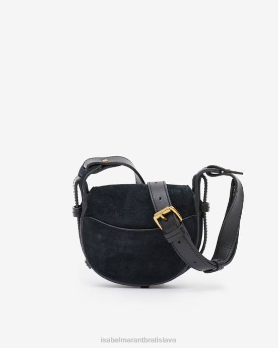 Isabel Marant unisex Botsy mini semišová kabelka V6XH1021 príslušenstvo čierna