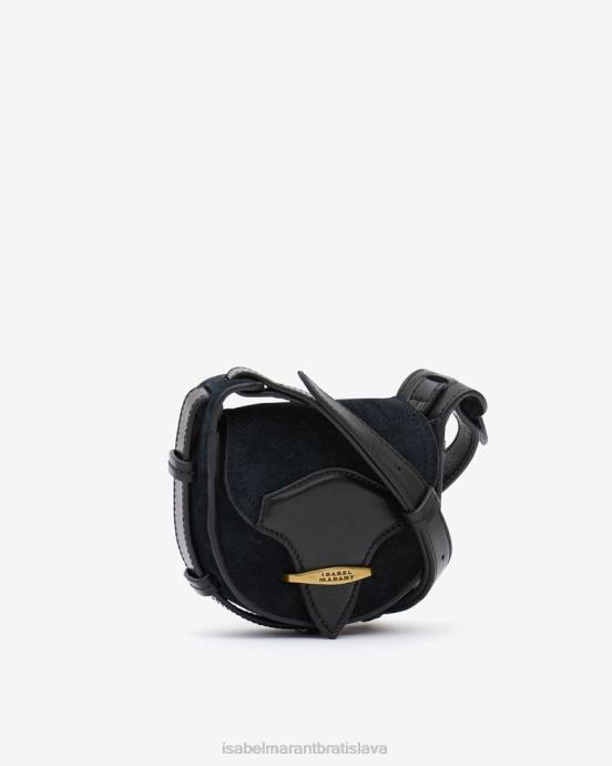 Isabel Marant unisex Botsy mini semišová kabelka V6XH1021 príslušenstvo čierna