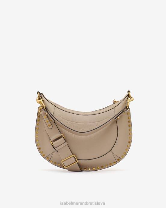 Isabel Marant unisex Kožená taška cez rameno naoko V6XH992 príslušenstvo taupe