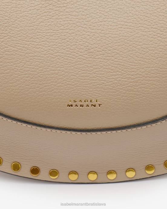 Isabel Marant unisex Kožená taška cez rameno naoko V6XH992 príslušenstvo taupe