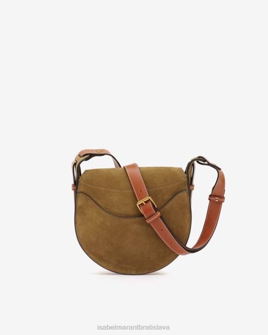 Isabel Marant unisex botsy malá brašna V6XH1024 príslušenstvo kaki