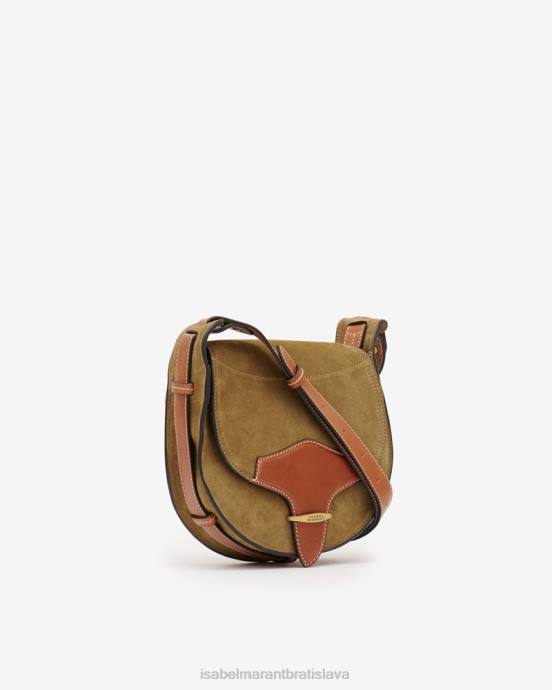 Isabel Marant unisex botsy malá brašna V6XH1024 príslušenstvo kaki