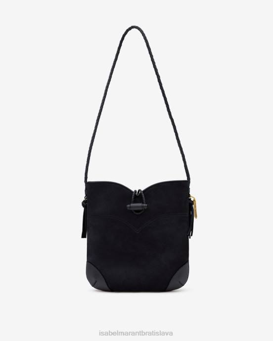 Isabel Marant unisex crossbody kabelka tyag V6XH1016 príslušenstvo čierna