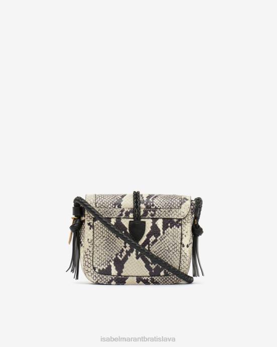Isabel Marant unisex kožená taška na rameno vigo s chlopňou V6XH1005 príslušenstvo piesku