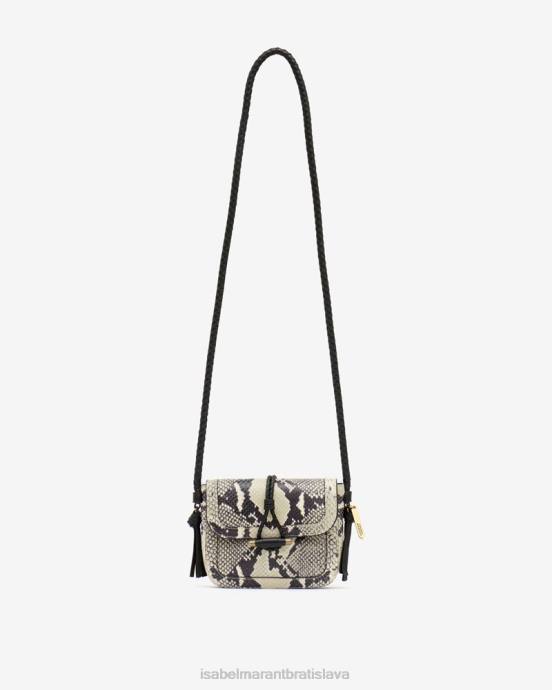 Isabel Marant unisex kožená taška na rameno vigo s chlopňou V6XH1005 príslušenstvo piesku