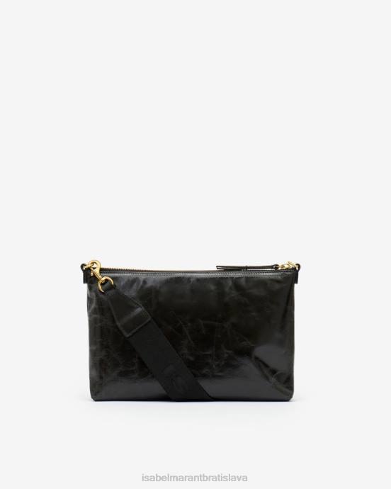 Isabel Marant unisex nessah crossbody taška na zips V6XH1000 príslušenstvo čierna