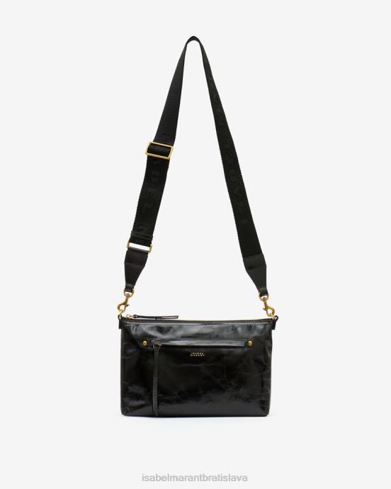 Isabel Marant unisex nessah crossbody taška na zips V6XH1000 príslušenstvo čierna