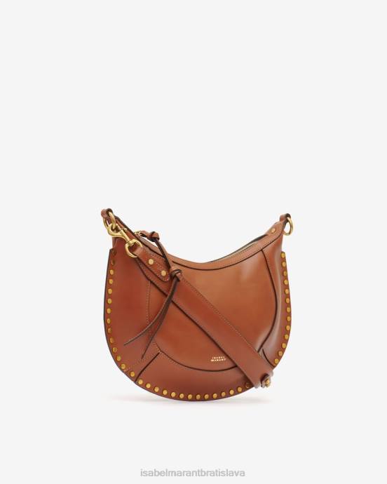 Isabel Marant unisex taška s cvočkami naoko hobo V6XH989 príslušenstvo koňak