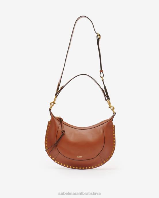 Isabel Marant unisex taška s cvočkami naoko hobo V6XH989 príslušenstvo koňak