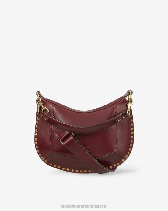 Isabel Marant unisex taška s cvočkami naoko hobo V6XH990 príslušenstvo bordová