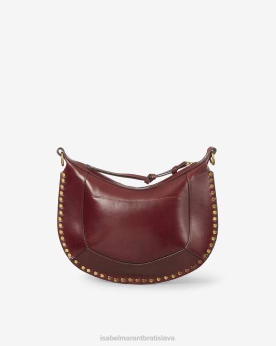 Isabel Marant unisex taška s cvočkami naoko hobo V6XH990 príslušenstvo bordová