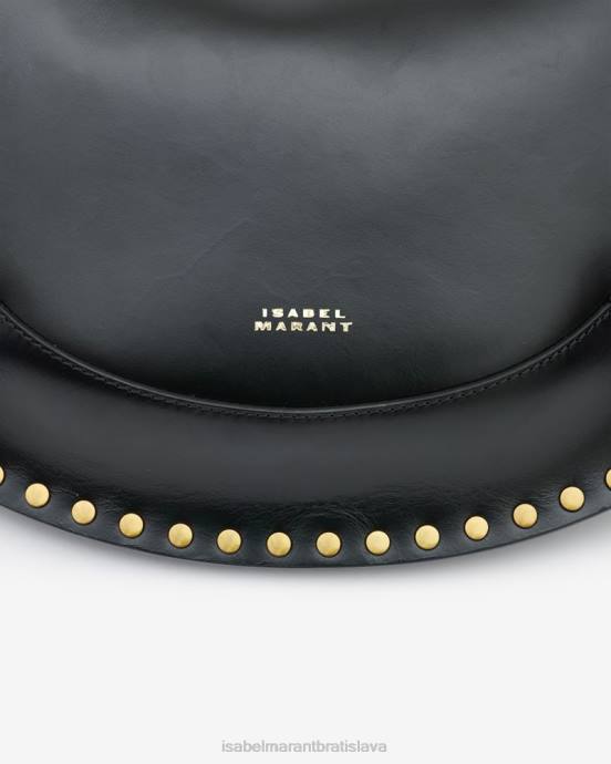 Isabel Marant unisex taška s cvočkami naoko hobo V6XH991 príslušenstvo čierna