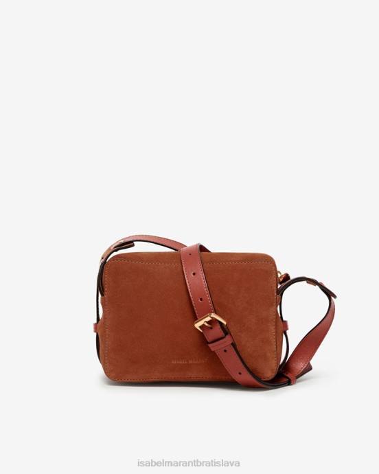 Isabel Marant unisex wasy semišová taška na fotoaparát V6XH1027 príslušenstvo koňak