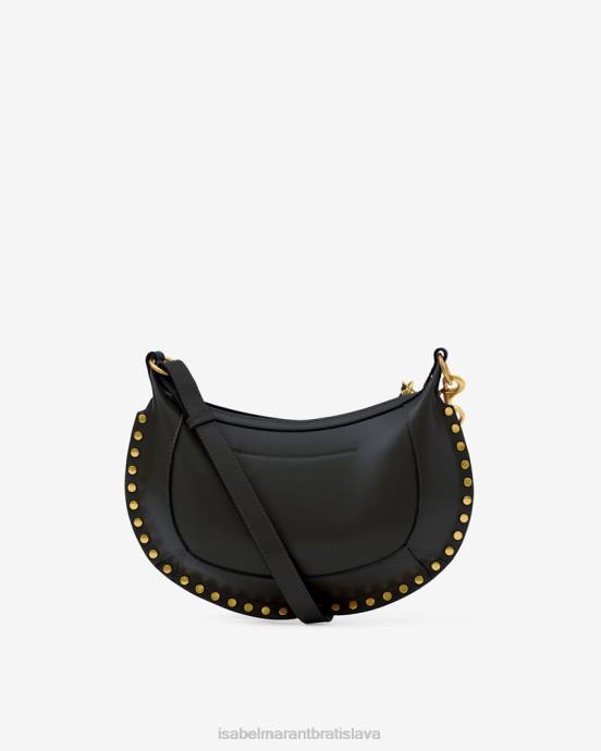 Isabel Marant unisex kožená taška cez rameno oskan moon V6XH917 príslušenstvo čierna