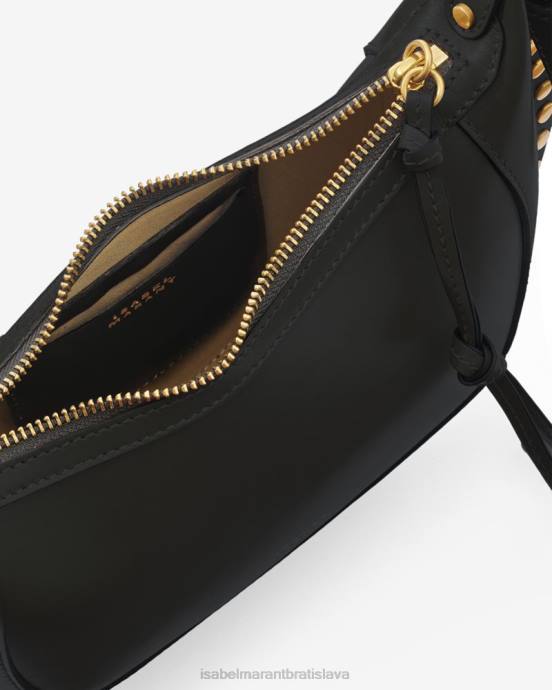 Isabel Marant unisex kožená taška cez rameno oskan moon V6XH917 príslušenstvo čierna